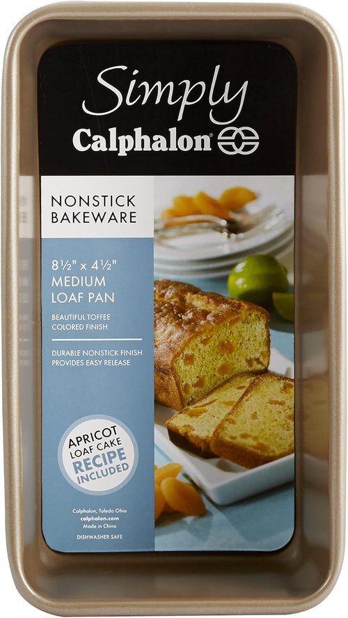 Calphalon Nonstick Bakeware Loaf Pan - 4.5 Inch x 8.5 Inch | Perfect for Baking Bread