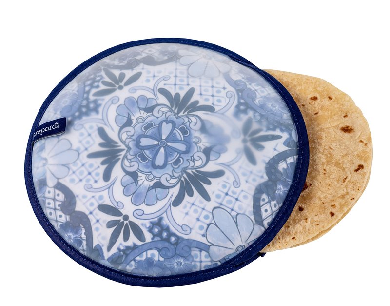 Prepara Tortilla Warmer Fabric And Silicone, Blue