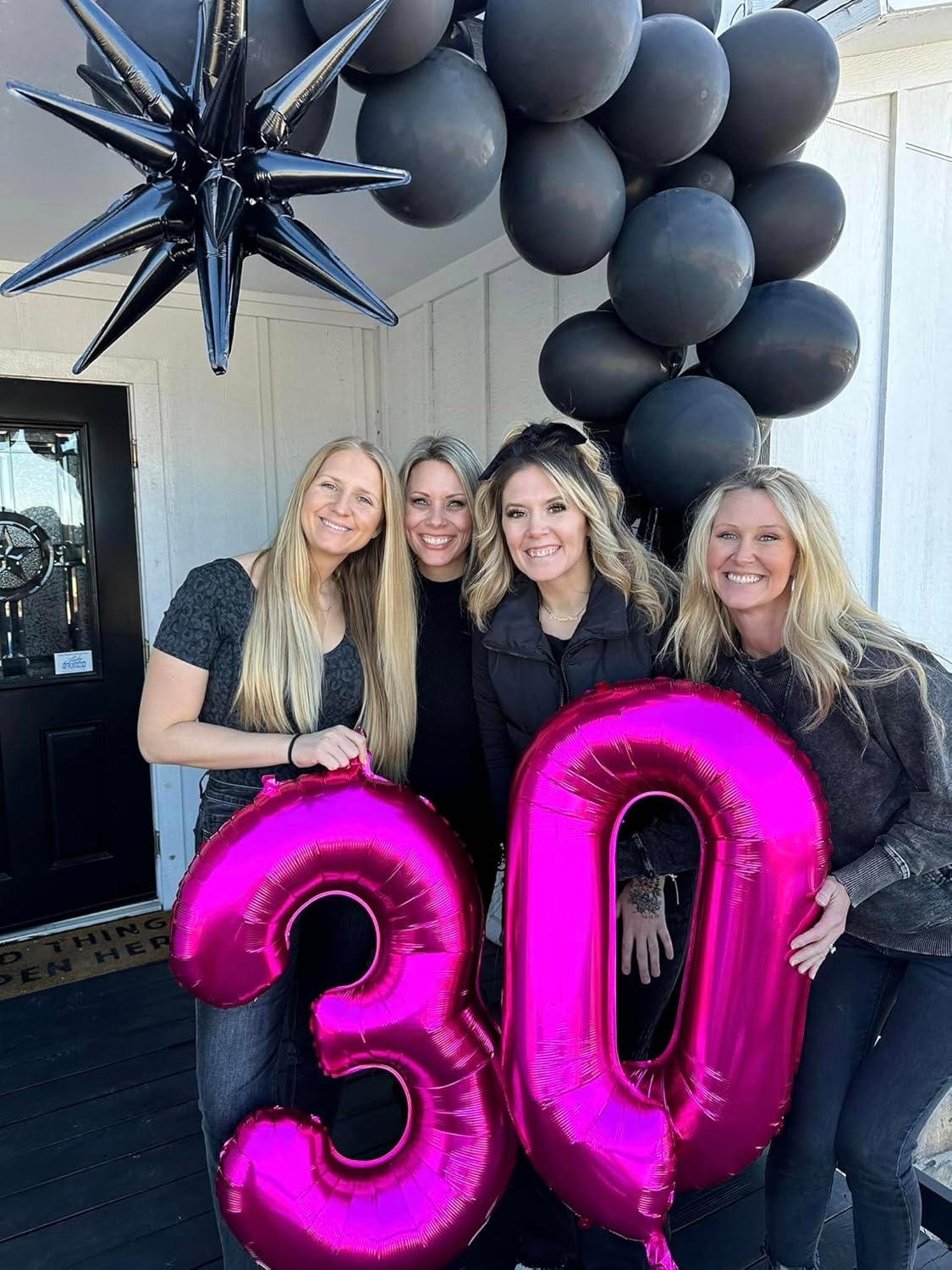 Number 13 Balloons by Hot Pink - 40 Inch Birthday Decorations for Girls' 13th Party Supplies