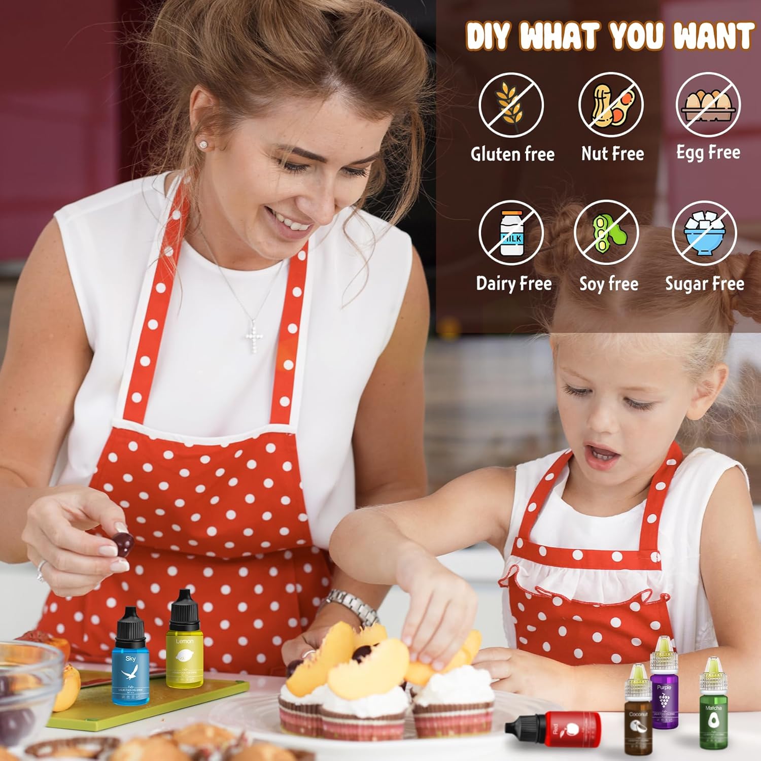Vivid Food Coloring by [Brand Name] - Tasteless Liquid Dye for Baking & Crafts | 6 fl. oz / 160ml (White)