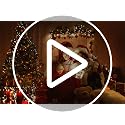 6ft Black Pre-Lit Artificial Christmas Tree with LED Lights & Accessories