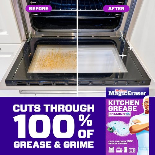 Mr. Clean Magic Eraser Sponge - All-Purpose Cleaning Pads | 5 Extra Durable & 3 Grease Erasers