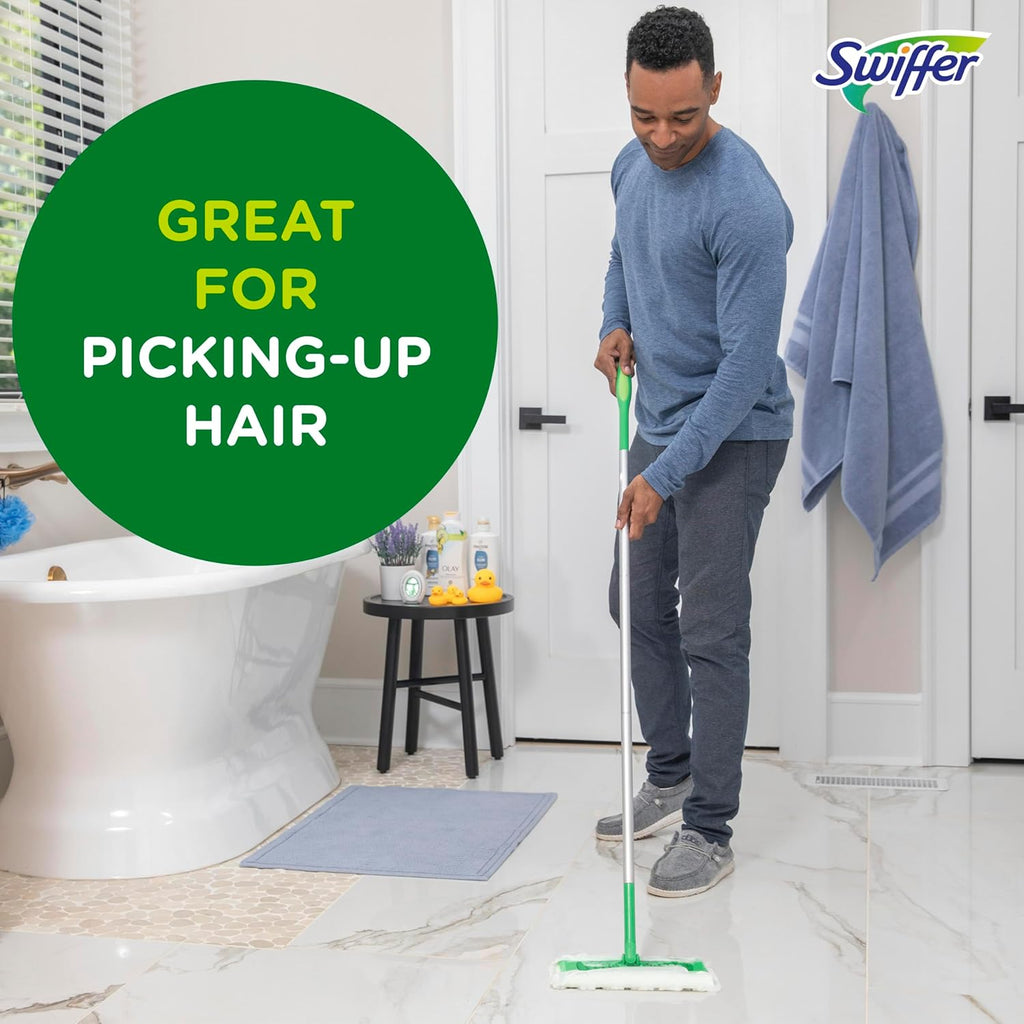 Swiffer Sweep + Mop Dry Pads Refill - Unscented Floor Cleaner for Dirt & Dust | 52 Count