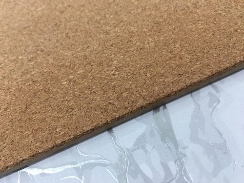 Dainty Home Silver Marble Oval Cork Placemats - Heat Resistant, Non-Slip, Easy Clean for Elegant Dining - 12"x18" Set of 8 - Perfect for Stylish, Modern Homes