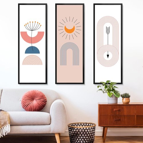 LaVie Home 13.5x40 Picture Frame - Classic Black Wall Display Frame with HD Plexiglas | Panoramic Design