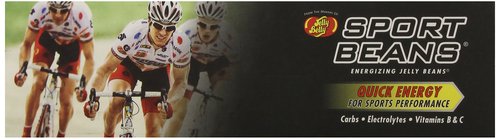 Jelly Belly Sport Beans, Berry Energizing Jelly Beans, 1-Ounce Bags (Pack of 24)