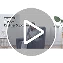 100% Waterproof Recliner Chair Cover - Soft, Leakproof Protector for Pets & Kids, Dark Gray