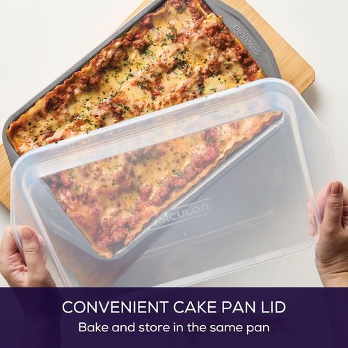 Circulon Total Nonstick Bakeware Set - 10-Piece Metal Baking Pans in Gray for Effortless Baking