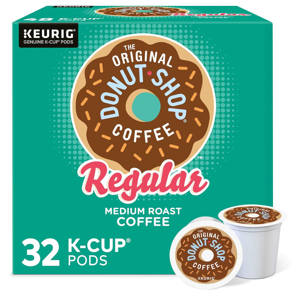 Original Donut Shop K-Cup Pods - Medium Roast Coffee, Single-Serve, 32 Count