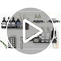 7-Pack Stainless Steel Shower Caddy Adhesive Organizer Shelf