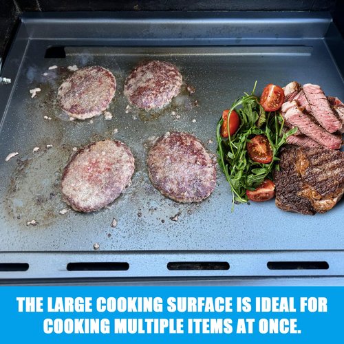 Outspark Full-Size Griddle Inserts for Weber Spirit 200 Series Gas Grills, Flat Top Griddle Replacement for Weber Spirit I & II E-210 S-210 E-220 S-220 Series, Carbon steel