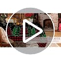 Pinata Black Buffalo Plaid Christmas Tablecloth 60 x 102 Rectangle with Christmas Trees & Snowflakes
