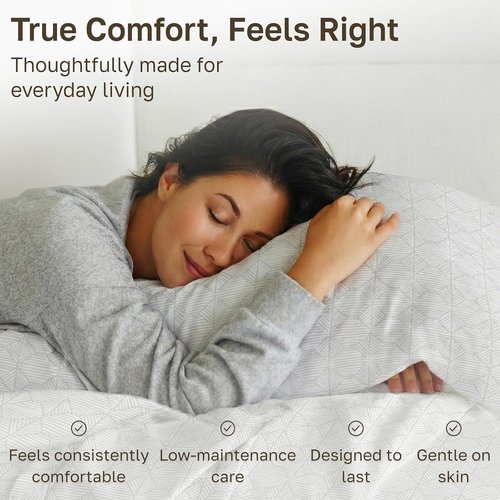 California Design Den King Size Cotton Sheet Set - 100% Soft Cotton, 400 TC, Deep Pockets | Crosshatch Taupish & Sage