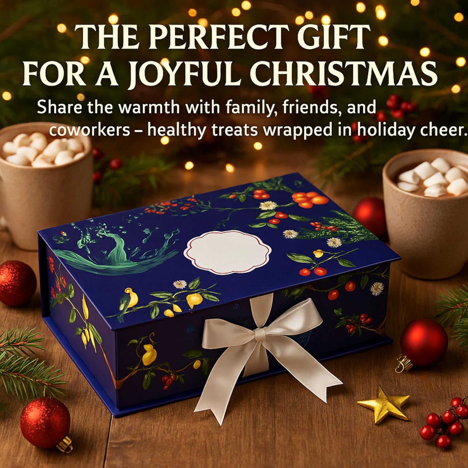 Skiennix 12-Day Advent Calendar - Gourmet Dried Fruit & Nut Snack Gift Box for Holiday Countdown