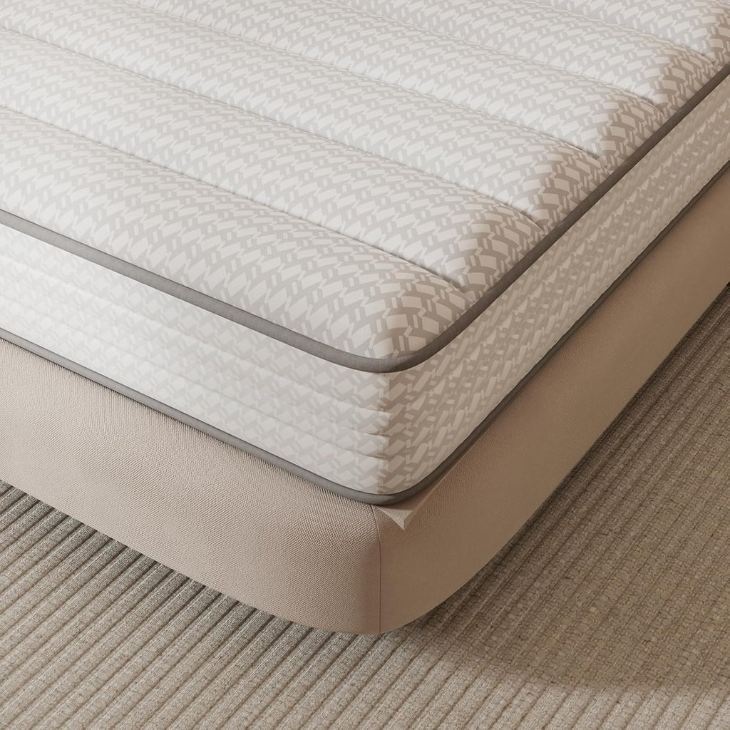 Novilla Twin Mattress - 6 Inch Medium Plush Hybrid Mattress with Smarts™ Coil for Pressure Relief | CertiPUR-US Certified