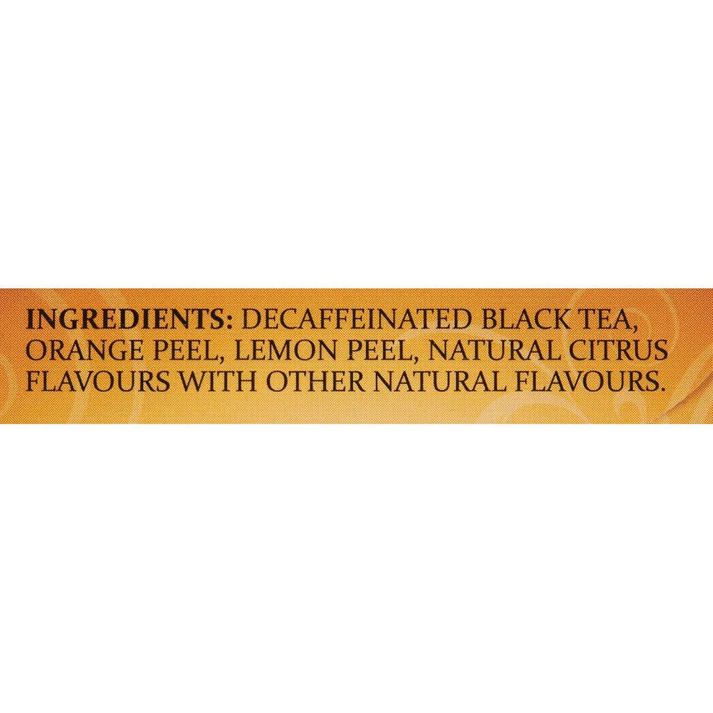 Twinings Decaffeinated Lady Grey Black Tea - Individually Wrapped 20 Count with Orange & Lemon Peel