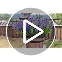 Purple Artificial Outdoor Flowers - 24 Bundles UV Resistant Faux Plants