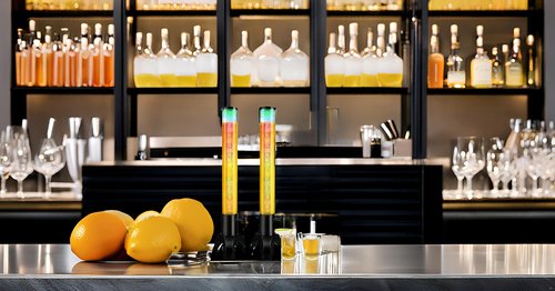 Drink Tower: 3L Mimosa Tower Dispenser with Ice Tube and LED Light, 100oz/3.17 Qt Tabletop Beer Dispense for Parties Bars Pubs Restaurants (1.5L-2PCS)