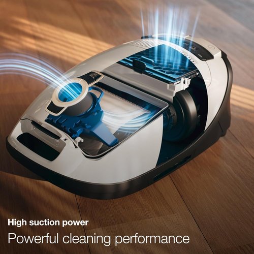 Miele Complete C3 Calima Vacuum Cleaner - Bagged Canister with Turbobrush for Carpets & Hard Floors | Curry Yellow