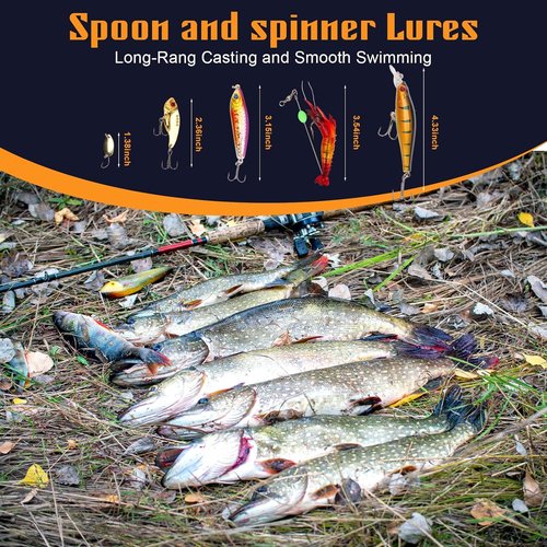 Fishing Advent Calendar 2026 - 24 Days of Unique Fishing Gifts for Men & Teens | Tackle & Lures Set
