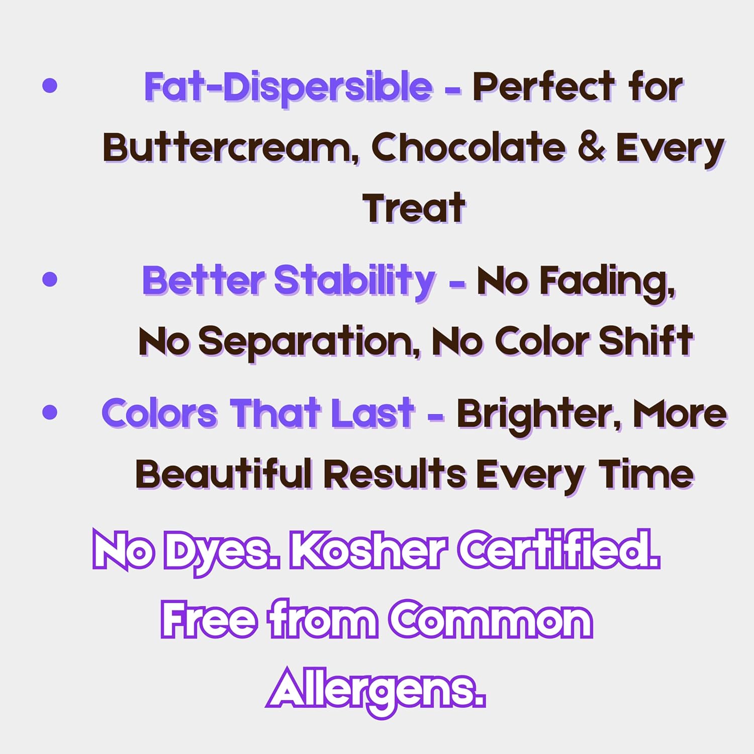 Bakerpan White Food Coloring Powder - Oil-Based & Dye-Free for Baking | 30g for Frosting, Cakes & Candy
