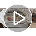 3-in-1 Portable Bedside Bassinet for Newborn with Storage & Wheels - Khaki