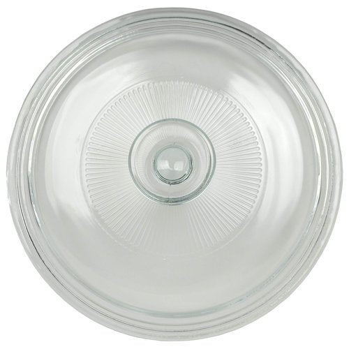 Corningware G-5C Clear 1.5 Quart Fluted Round Replacement Glass Lid