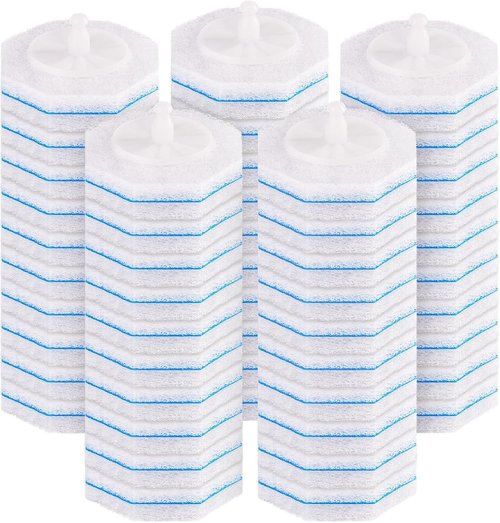 Clorox Toilet Wand Refills - 50 Count Compatible with Most Disposable Brushes for Effective Bathroom Cleaning