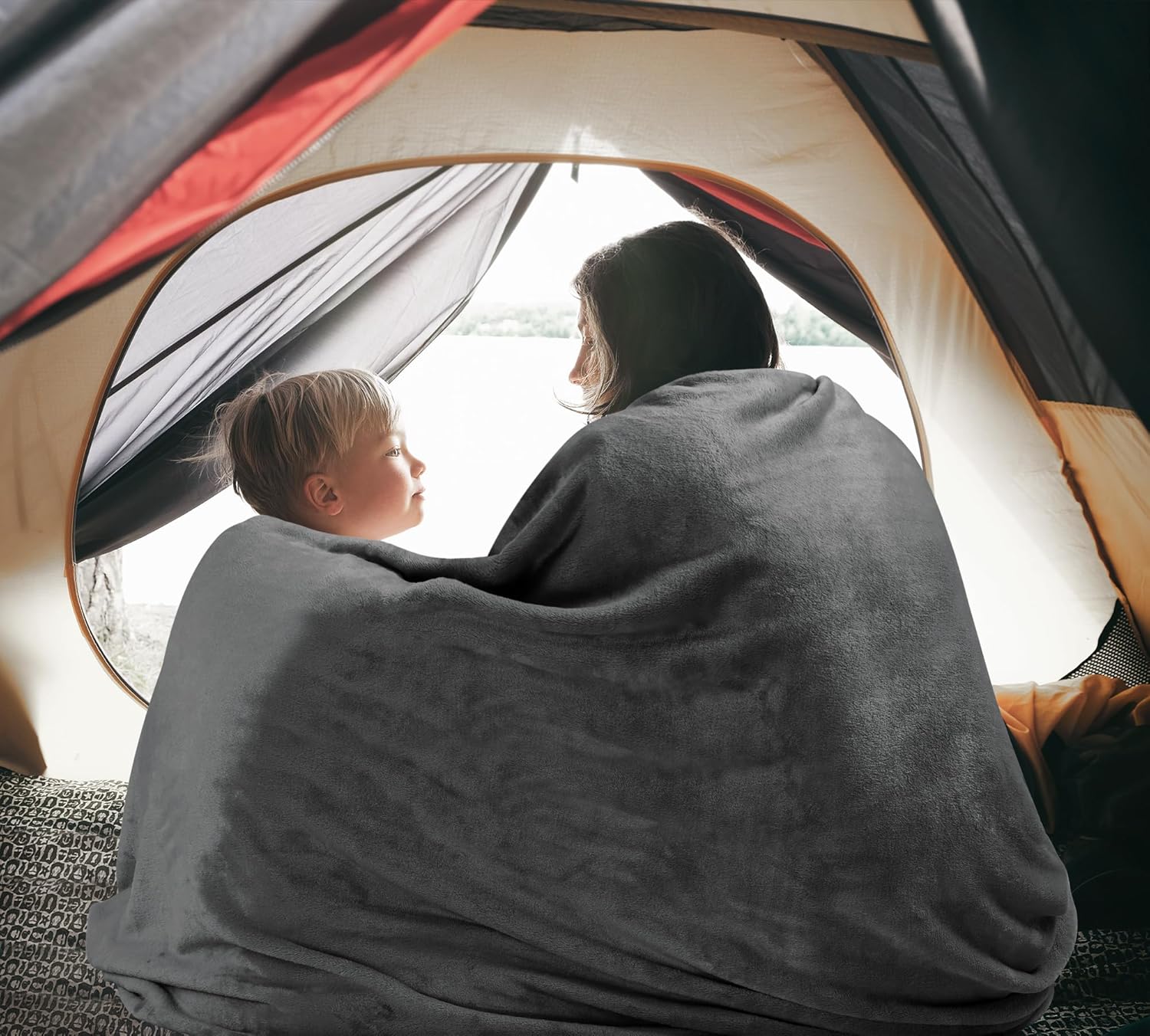 Utopia Bedding Fleece Blanket - Ultra Soft & Warm Microfiber | Full Size Grey (90x84 Inches)