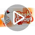 7-Inch Magnetic Desk Goose with Writable Memo Board and Organizer Set