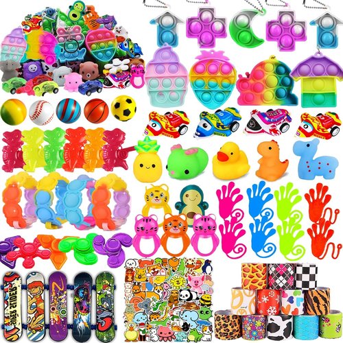 Dilycery 128 Pcs Party Favors - Fun Treasure Box Toys for Kids | Perfect for Easter Eggs & Goodie Bags