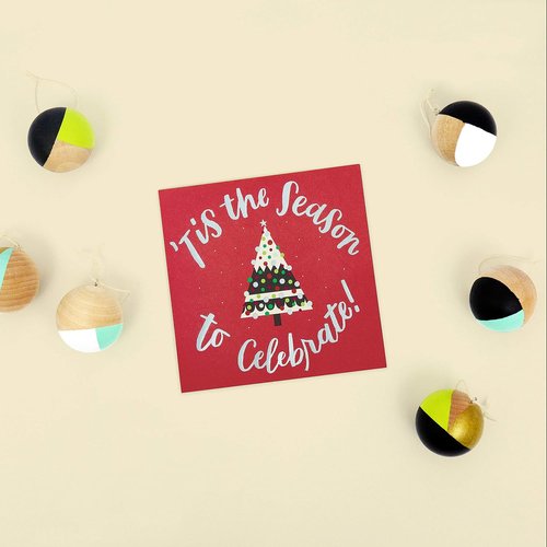 American Greetings Christmas & New Year's Card - Celebrate the Season in Style