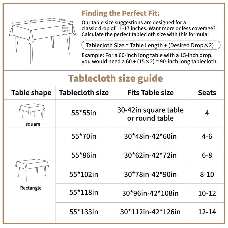 UWWGKK Linen Tablecloths for Rectangle Tables,Fabric Tablecloth Advanced Waterproofing Technology for Dinningroom,Farmhouse