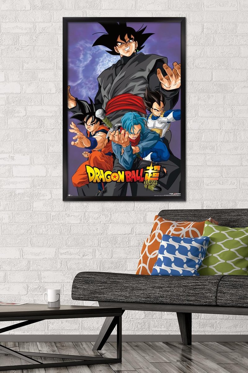 Trends International Dragon Ball: Super - VIllain Wall Poster, 22.375" x 34", Black Framed Version