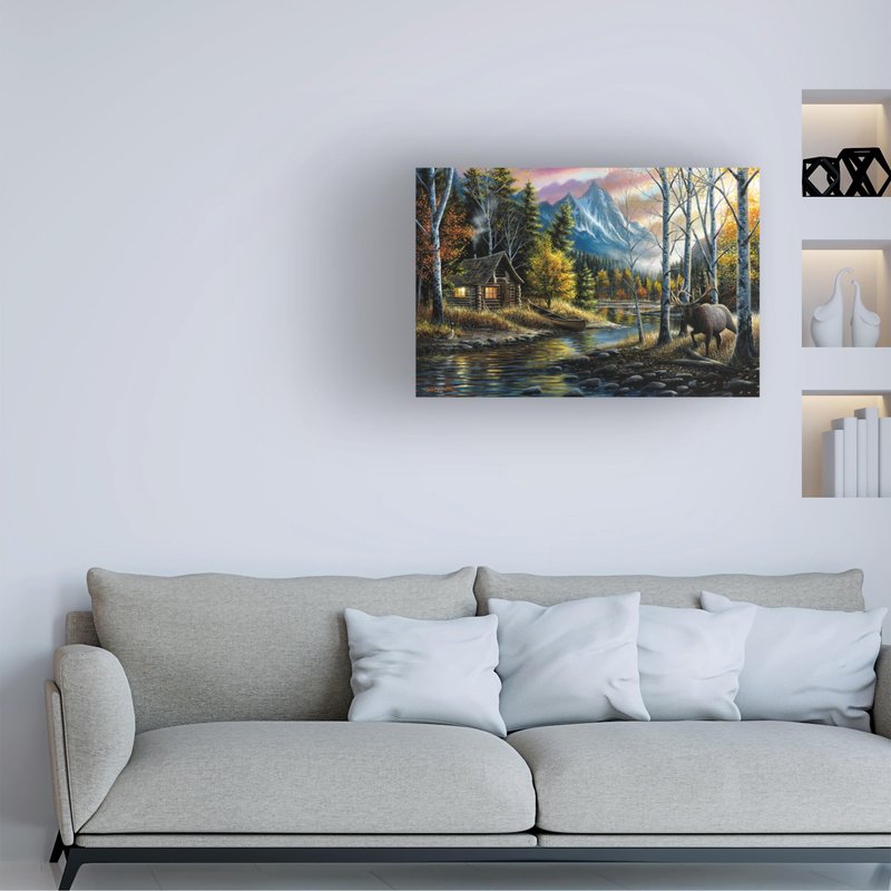 Wrapped Canvas Wall Art - Chuck Black 'Living the Dream' Wall Art for Living Room, Bedroom, or Office Décor - 22x32