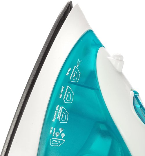 Dominion Advanced Steam Iron - Lightweight 1200W with Non-Stick Soleplate & Adjustable Thermostat | Teal