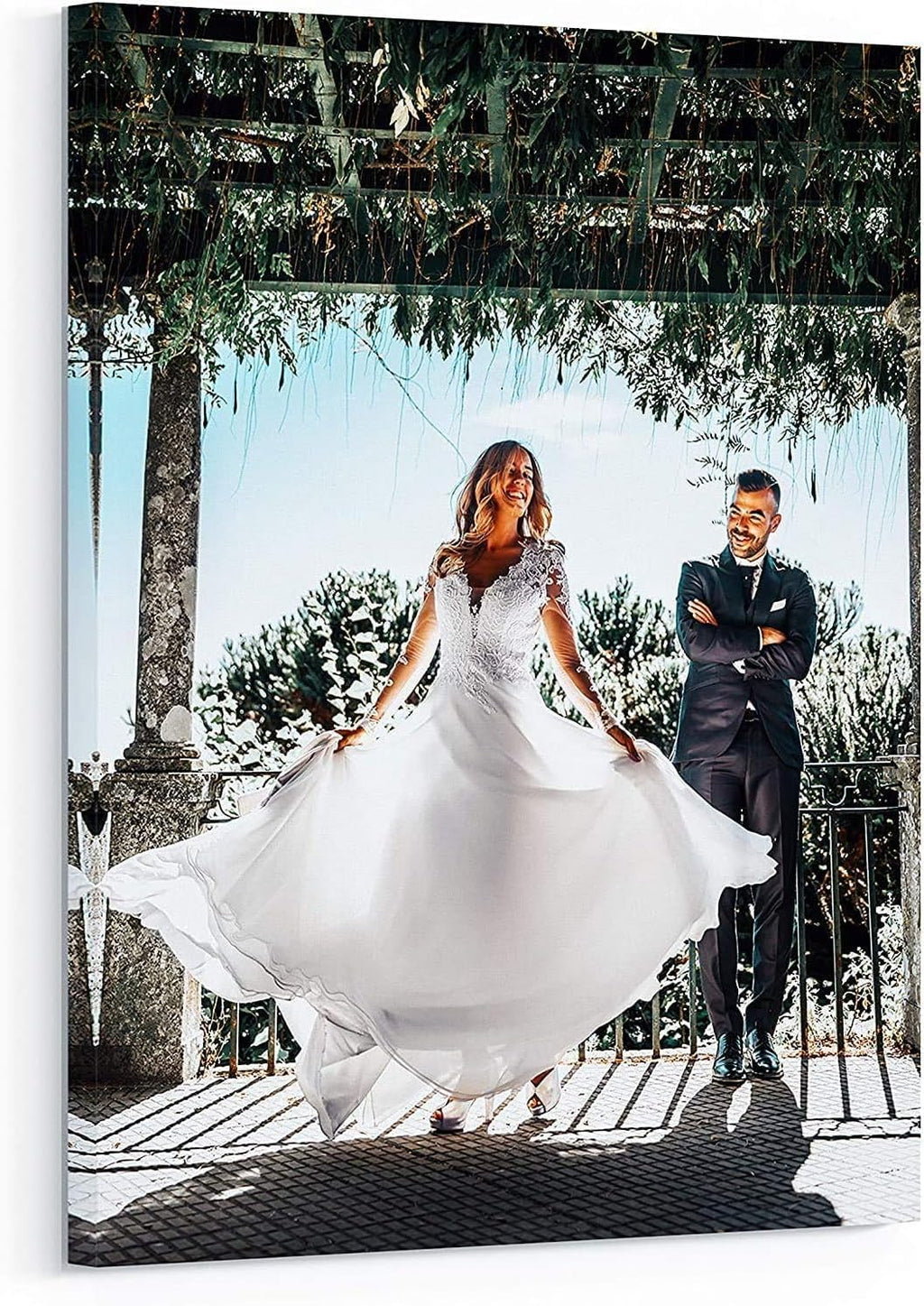 P&L ART Personalized Custom Canvas Prints - Transform Your Photos into Stunning Wall Art | 12x18 Size