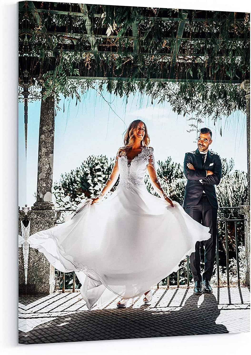 P&L ART Personalized Custom Canvas Prints - Transform Your Photos into Stunning Wall Art | 12x18 Size