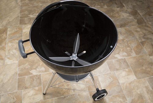 Weber 7444 One Touch Cleaning System Aluminium 57 cm & Char-Baskets