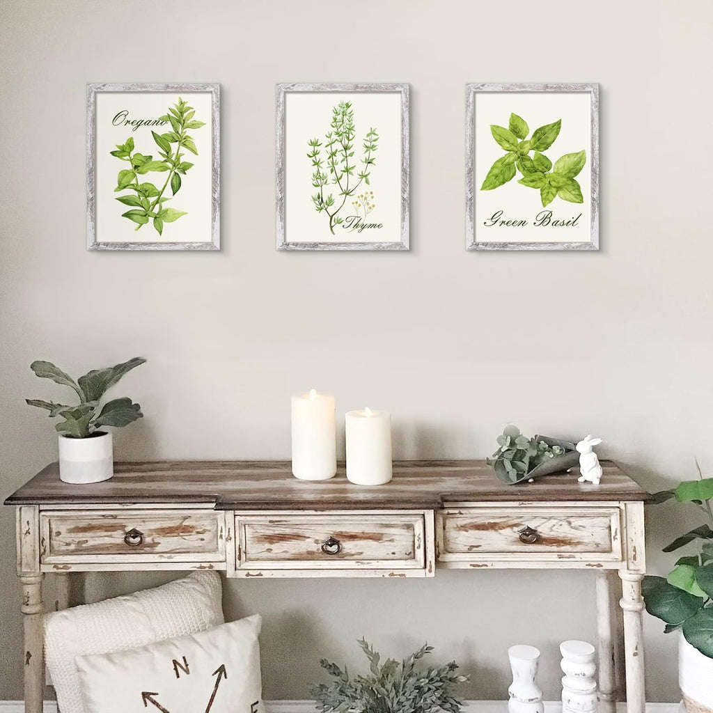 Upsimples 11x14 Picture Frame - Rustic White Wall Hanging Frame for 8x10 or 11x14 Photos | 1 Pack