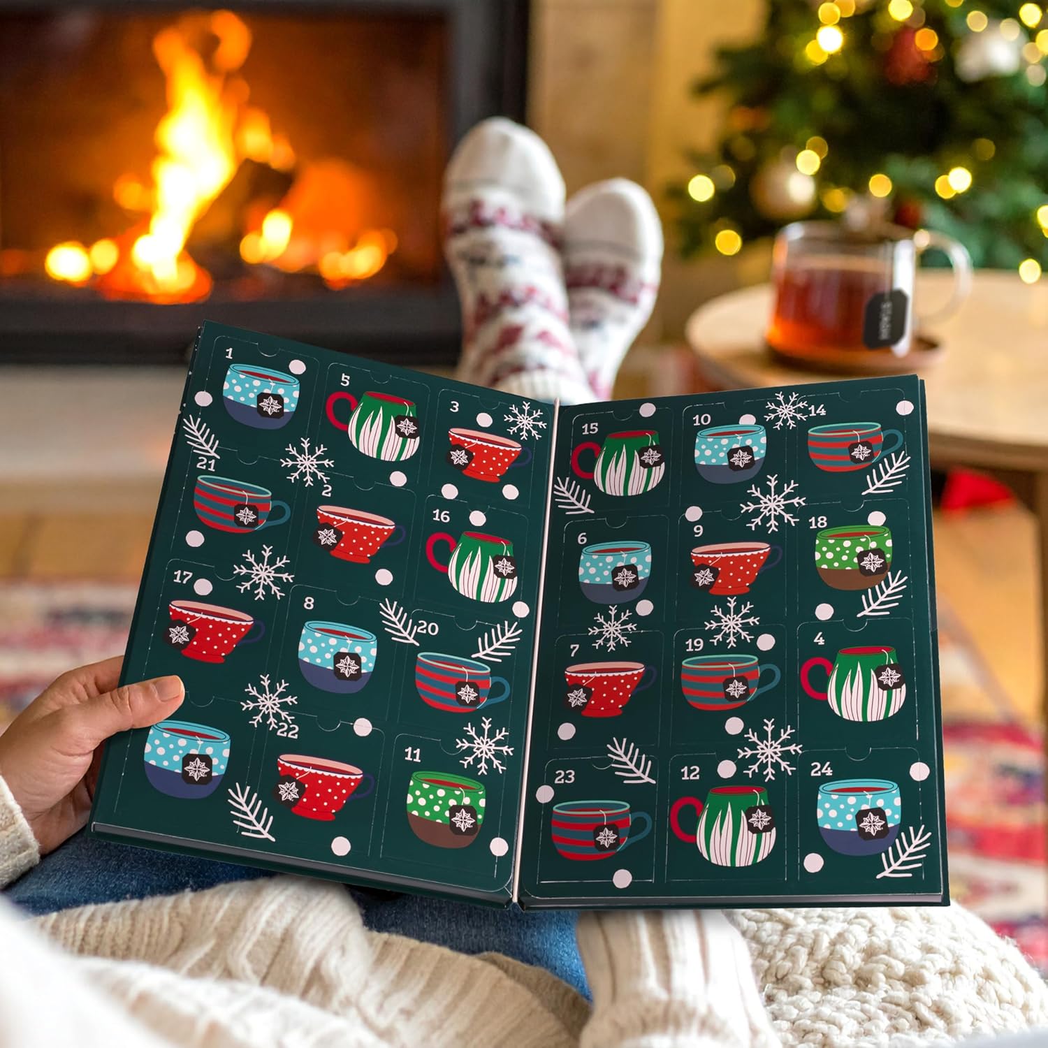 STASH Tea Advent Calendar - Premium Herbal Tea Selection | 24 Unique Flavors for the Holidays