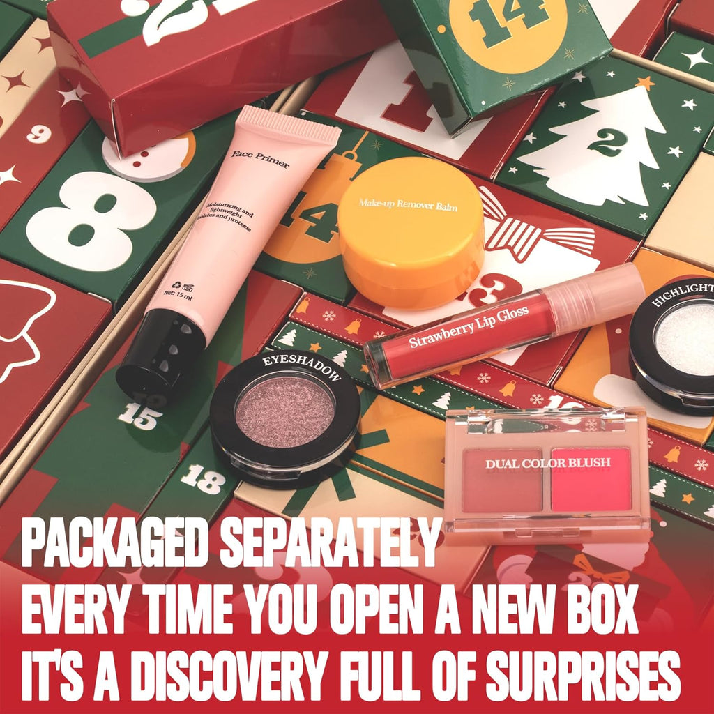 Skiennix Makeup Advent Calendar 2025 | 24 Days of Beauty Surprises - Perfect Christmas Gift for Teen Girls