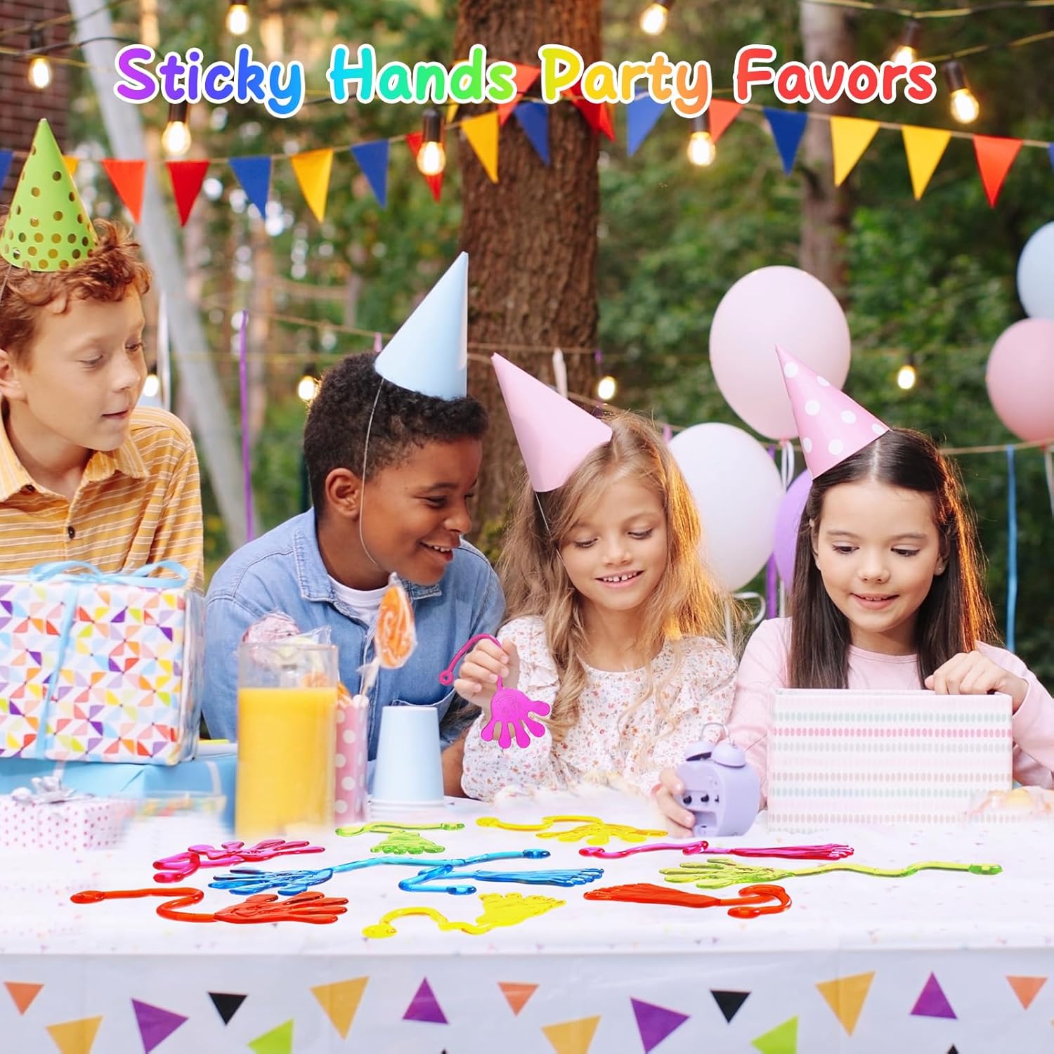 PICcircuit Sticky Hands - 30 PCS Stretchy Party Favors for Kids | Classroom Prizes & Birthday Gifts