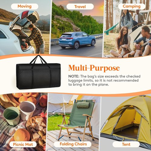 Lifewit 120L Extra Large Duffle Bag - Heavy Duty, Foldable Travel Storage with Zippers & Handles