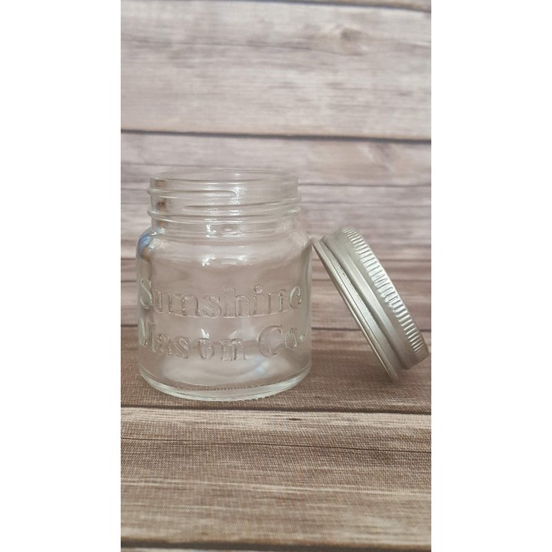 Sunshine Mason Co. Mini Mason Jar Shot Glasses with Metal Lid 2 Ounces, 12 Pieces