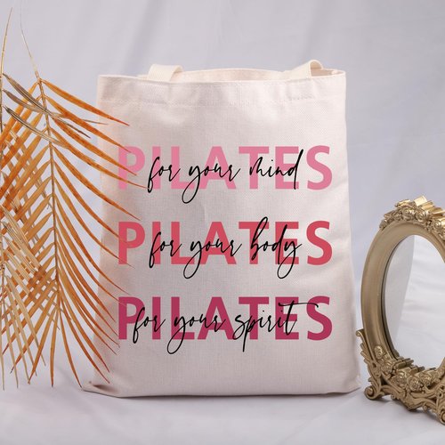 Pilates Instructor Gift Pilates for your Mind Tote Bag Pilates Teacher Workout Gift (Pilates for your mind Tote Bag)