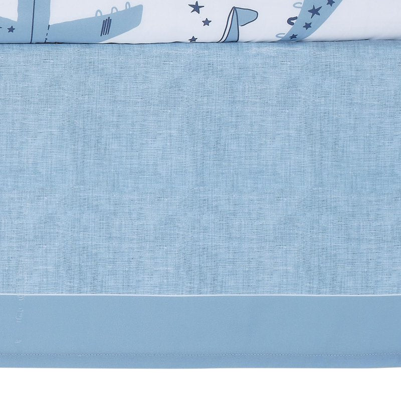 Bedtime Originals Little Aviator 3-Piece Airplane Nursery Baby Crib Bedding Set