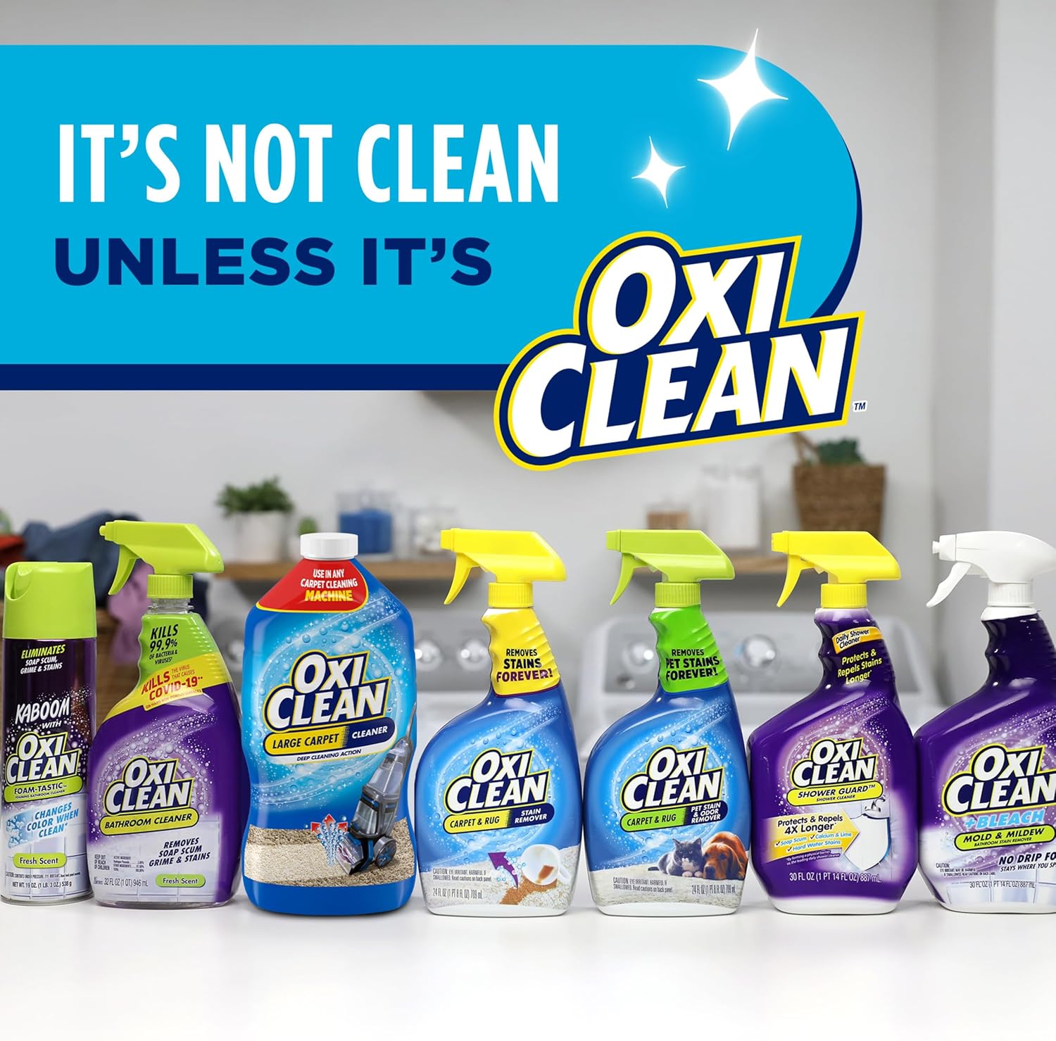 OxiClean Large Carpet Cleaner | Powerful Steam Cleaning Solution - 64 Fl Oz