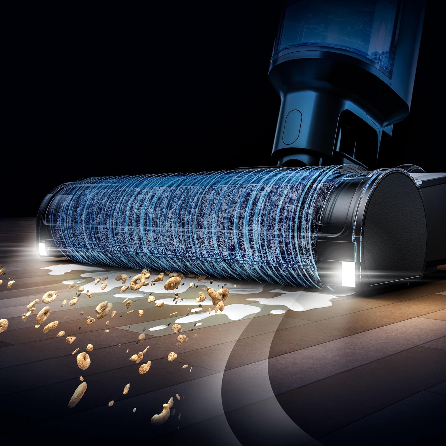 Shark HydroVac MessMaster Wet Dry Vacuum Cleaner - 3-in-1 Multi-Surface Mop with Self-Cleaning System, Navy