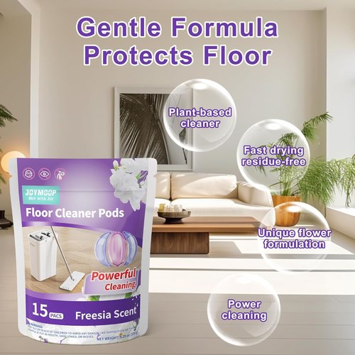 JOYMOOP Floor Cleaner - 45 PCS Mopping Solution for Hardwood Floors | Perfect for Mop Buckets